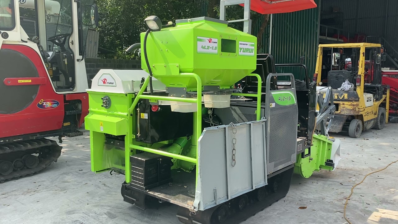 Giới thiệu về máy gặt lúa mini đời mới Yurui 1.5