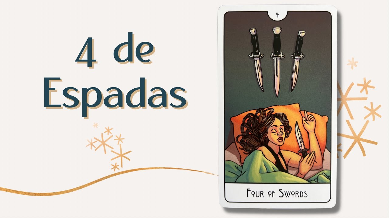 El 4 de Espadas 😴 | Tarot