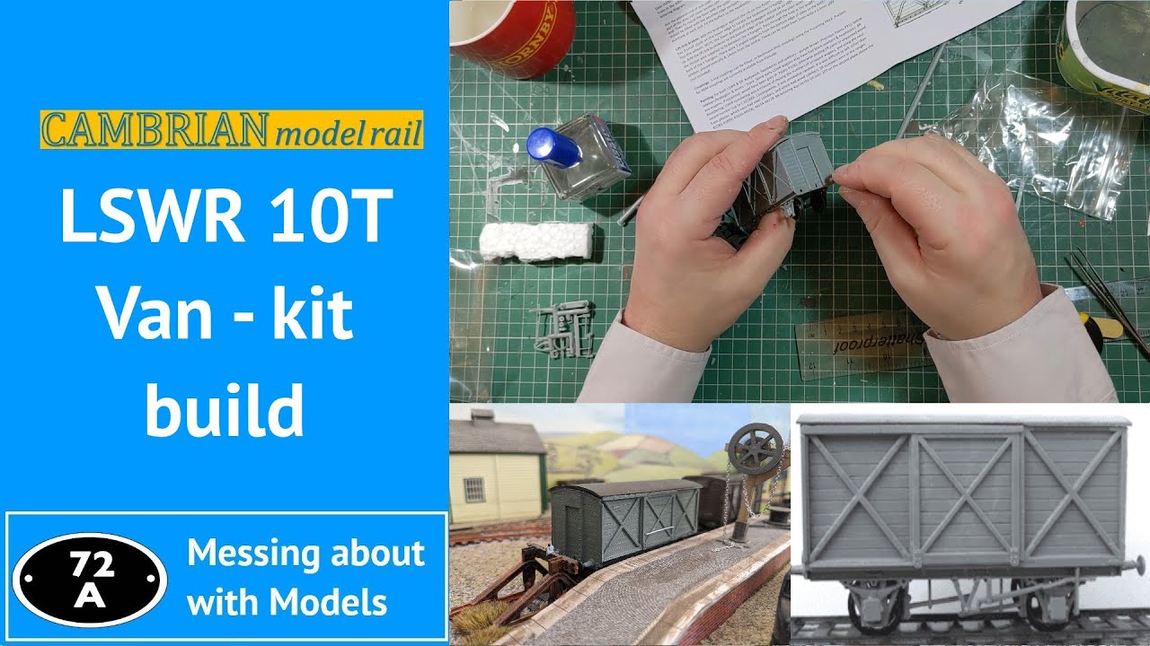 LSWR Box Van Model Railway kit build Wagon | Cambrian Model Rail