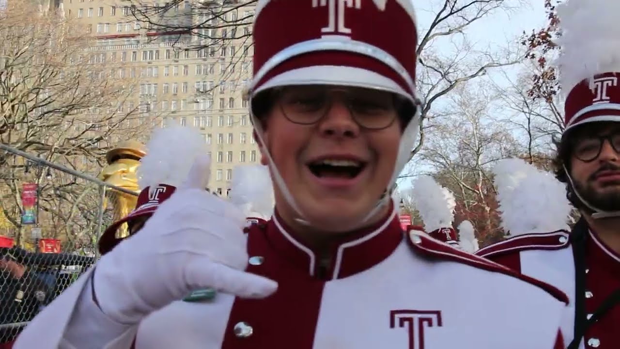 Temple University Band Stars in Macy's Day Parade