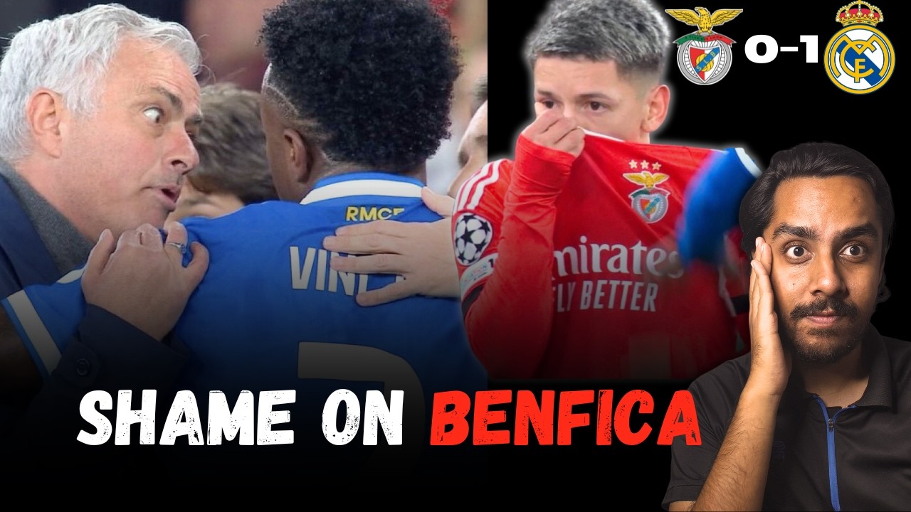 Vinícius Jr Stops the Game 🚨 | Benfica 0-1 Real Madrid | UCL Drama Explained