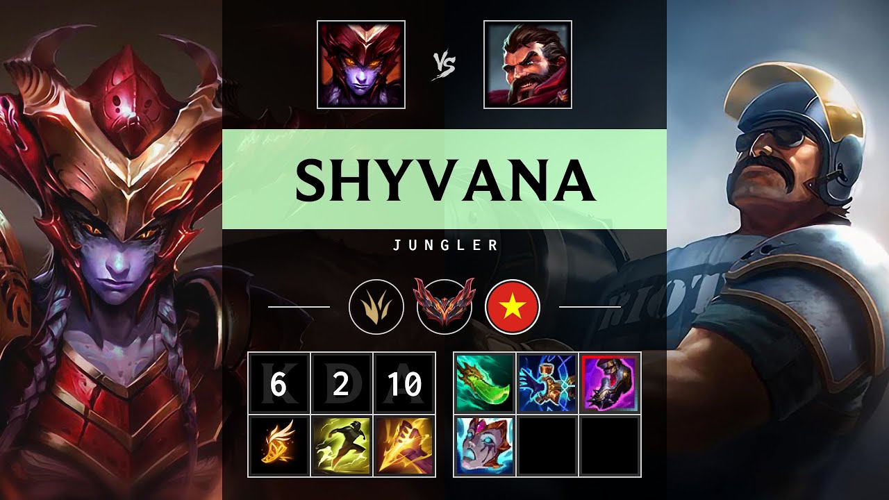 Shyvana Jungle vs Graves - VN Grandmaster Patch 25.20