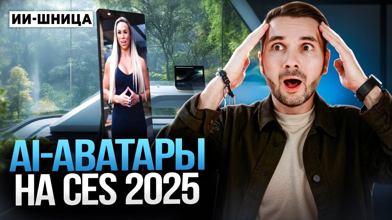 #32. Главное на CES 2025. Умный робот-пылесос с ИИ. AI-Аватары на CES 2025 | ИИшница