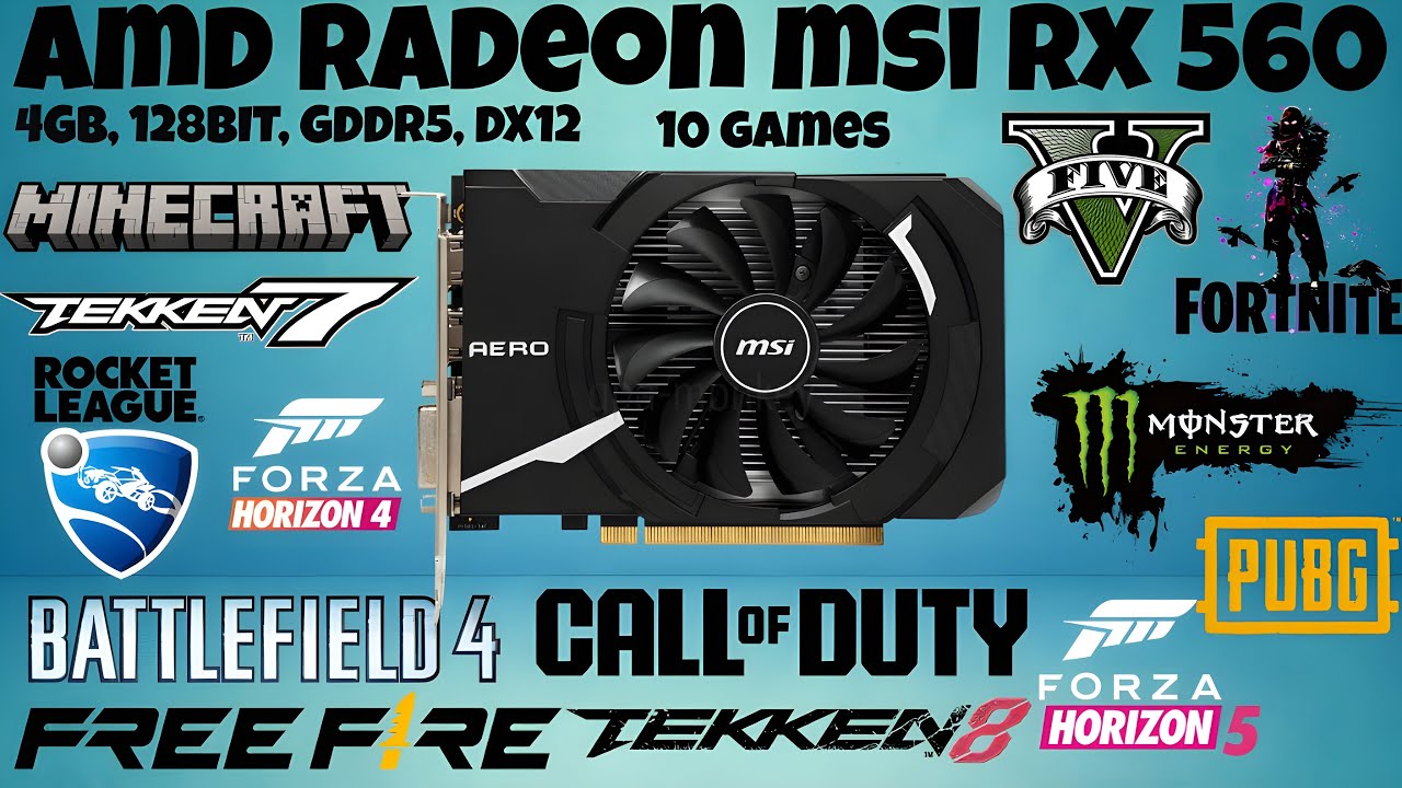 AMD RADEON MSI RX 560 { 4GB, 128BIT, GDDR5, DX12 } GAMEPLAY 2025 [ AL MASOOM  COMPUTER ]