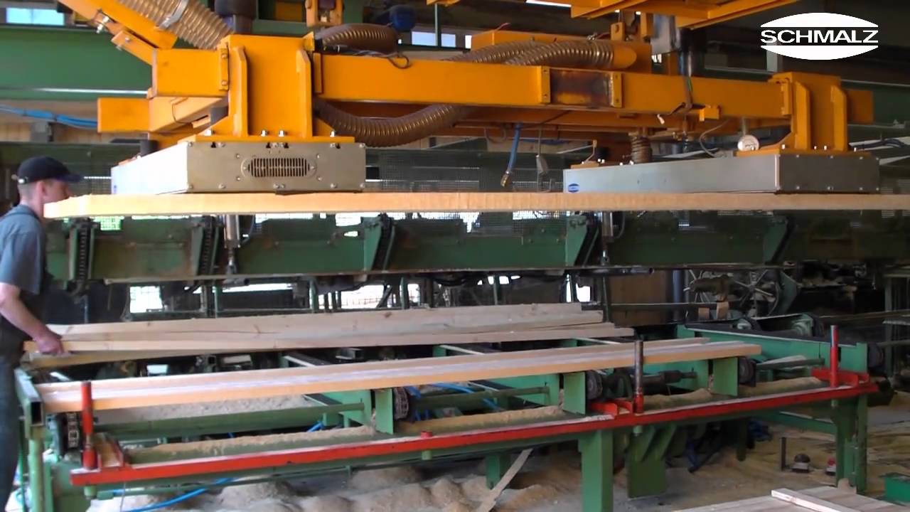 Vacuum Gripping System SBX for Handling Sawn Timber and Frames by Layer | Schmalz