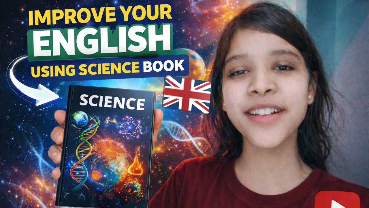 Science book in English/improve your English without coaching.