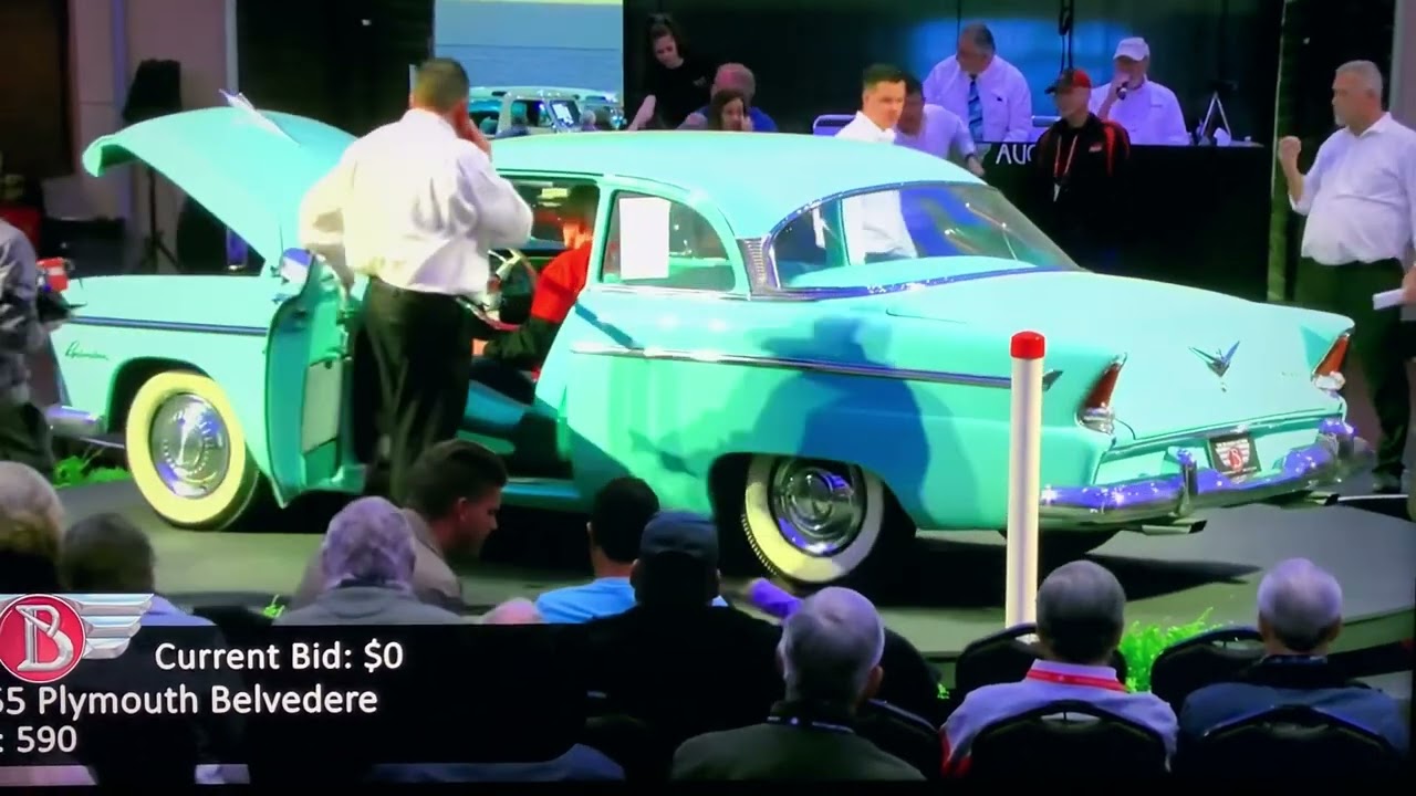 HEMI Plymouth one of one.  1955 Plymouth Belvedere Hemi Engine.