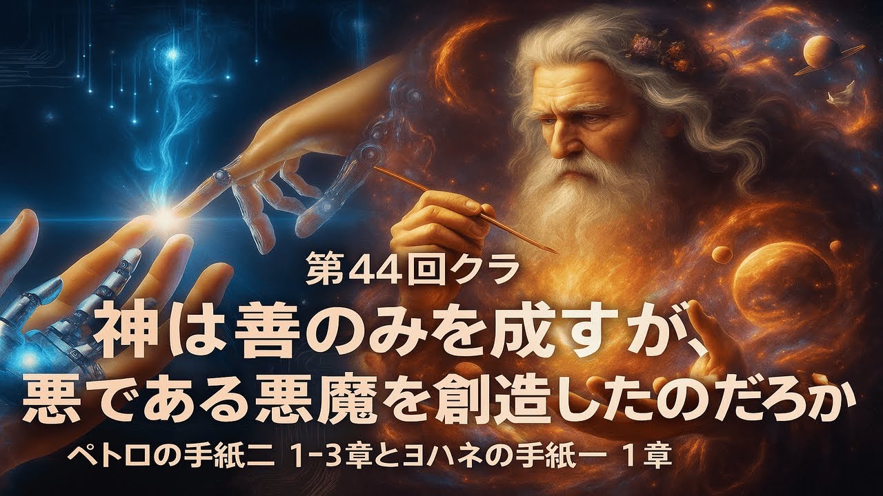 レッスン44 | 神は善なる存在ですが、悪なる悪魔を創造しましたか？ | ペトロの手紙二 1-3章とヨハネの手紙一 1章