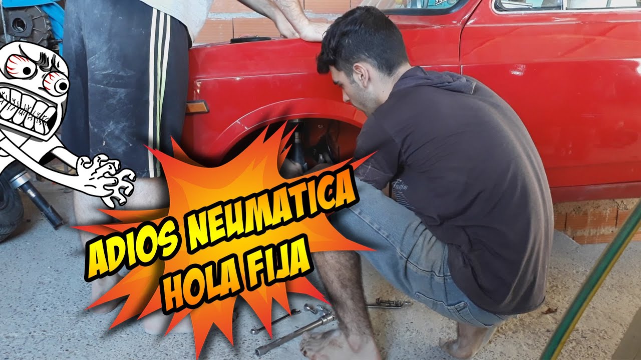 Fiat 128 - Cambio Suspensión Neumática por Fija - Radialero Team