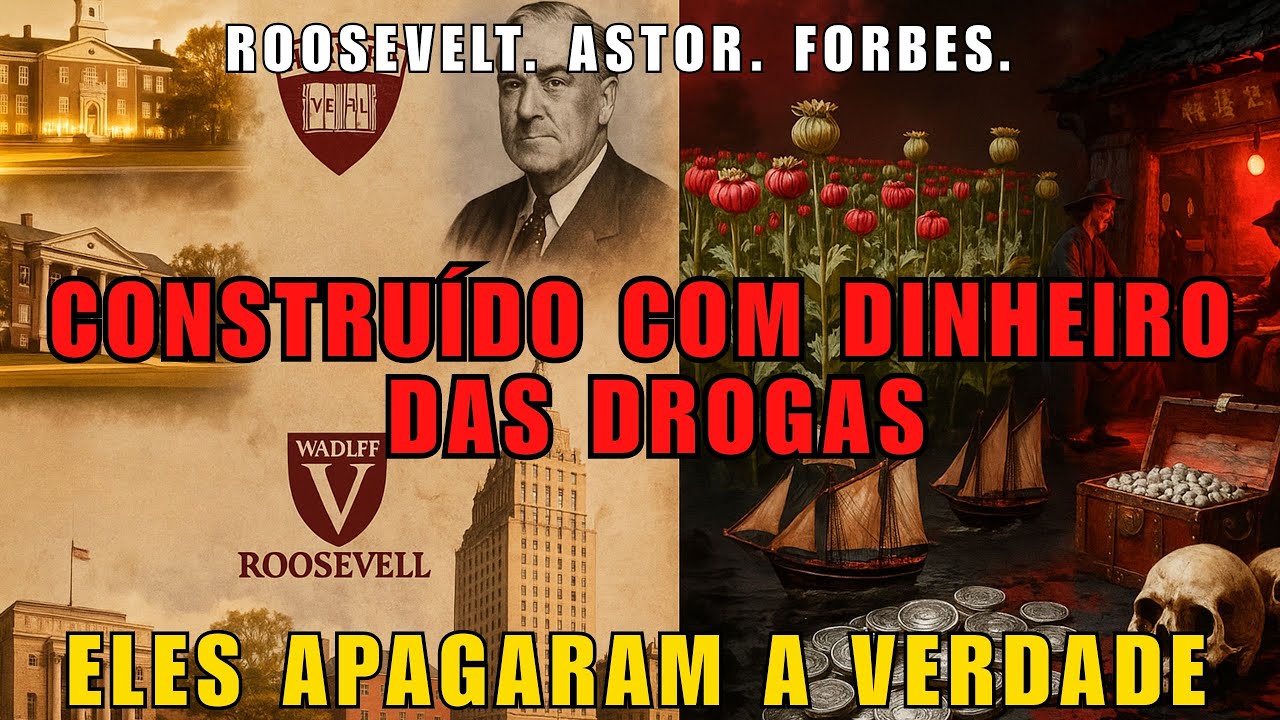 As fortunas do ópio: COMO as famílias da ELITE AMERICANA enriqueceram vendendo drogas para a CHINA.