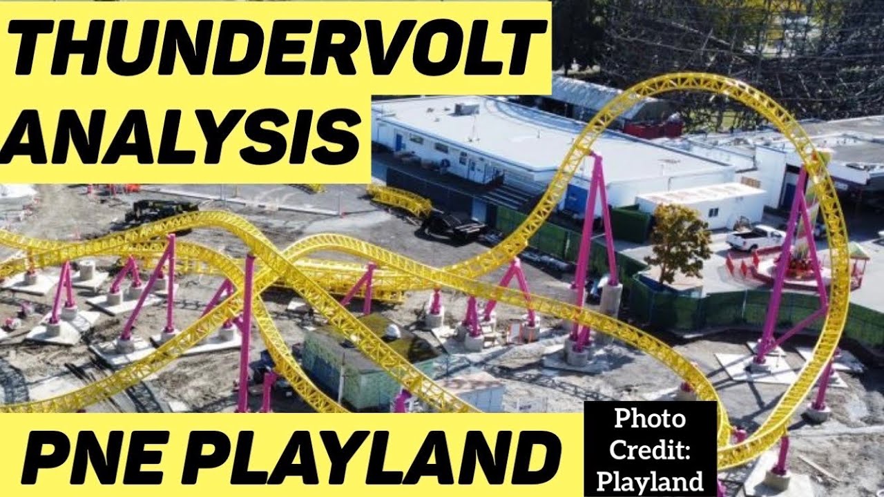 ThunderVolt (Analysis) *NEW FOR 2024* LSM Roller Coaster at PNE Playland Vancouver