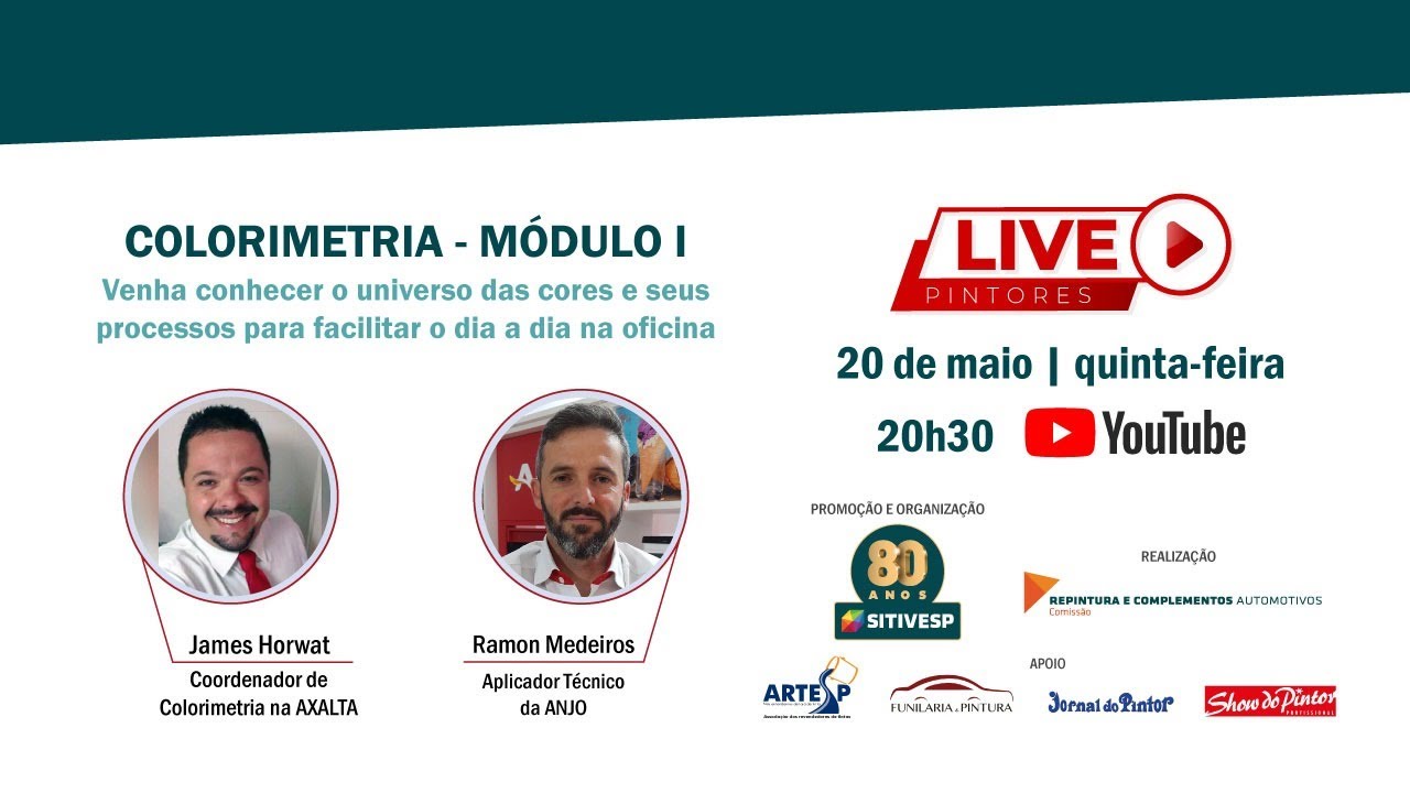 REPINTURA AUTOMOTIVA - COLORIMETRIA - MÓDULO I