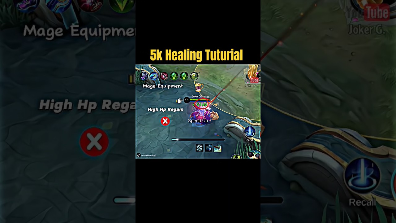 Bane 5000 Healing Tutorial The correct Build #mobilelegends #mlbb #foryou #mlbbcreatorcamp