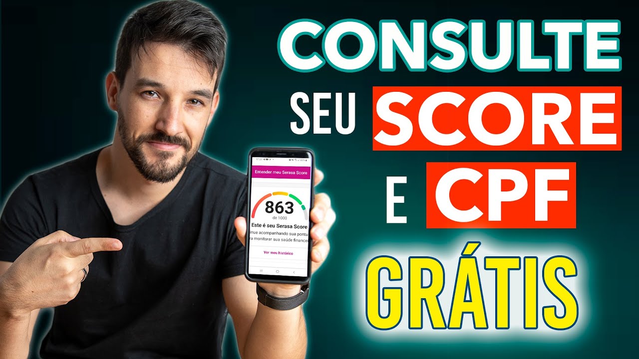Como Consultar SERASA SCORE e CPF gr&aacute;tis!