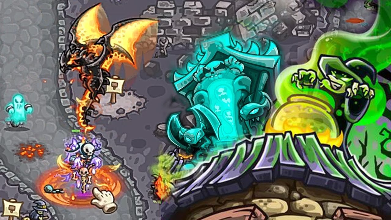 Kingdom Rush Vengeance -The Ancient Ghosts, 2 Tower Impossible