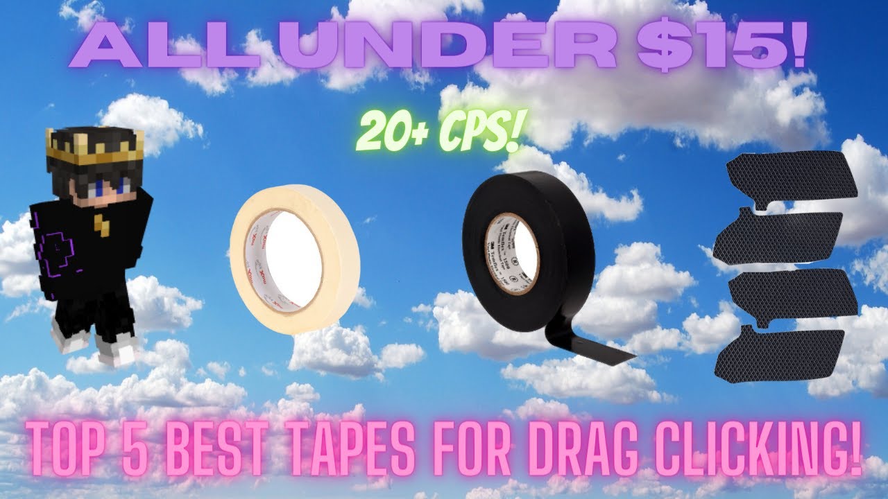 Top 5 BEST Tape For Drag Clicking (High CPS)