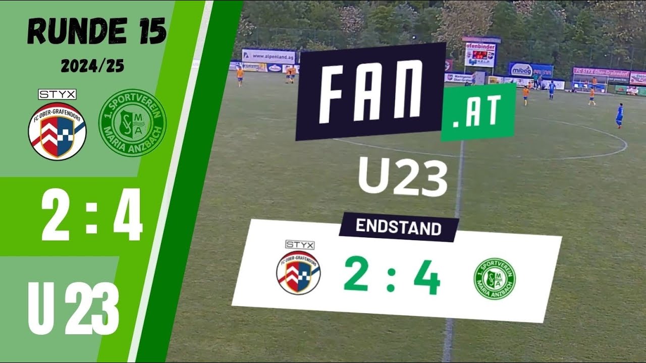U23- FC Ober-Grafendorf vs. 1. SV Maria Anzbach I Highlights