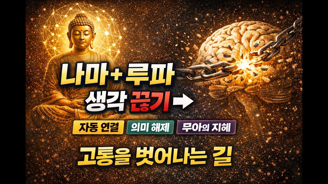 왜 '생각 끊기'가 수행의 전부인가? 인지과학과 기호학으로 푼 나마-루파의 비밀  #나마루파 #명색 #불교철학 #12연기 #인지과학 #기호학 #위빠사나 #생각끊기 #무아론 #영성