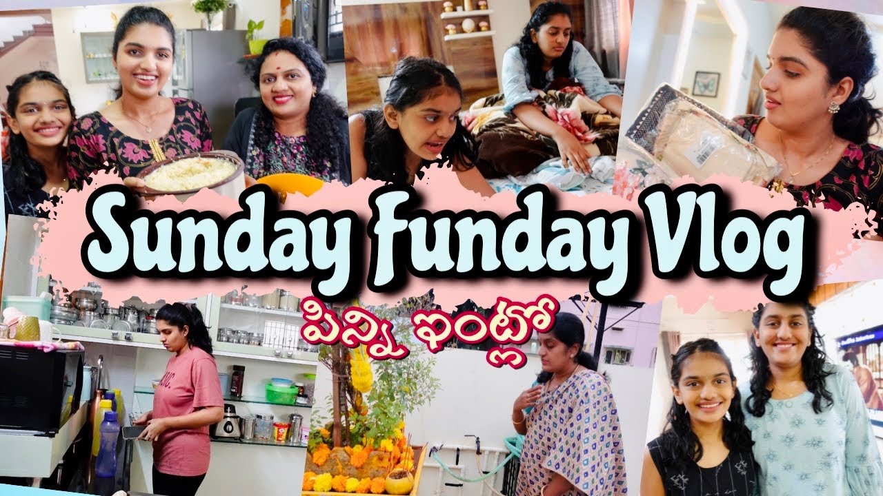 Our Sunday Funday at Pinni's House?|Food Treats,Fun Games with Siblings|Shopping Haul,Cleaning&More|