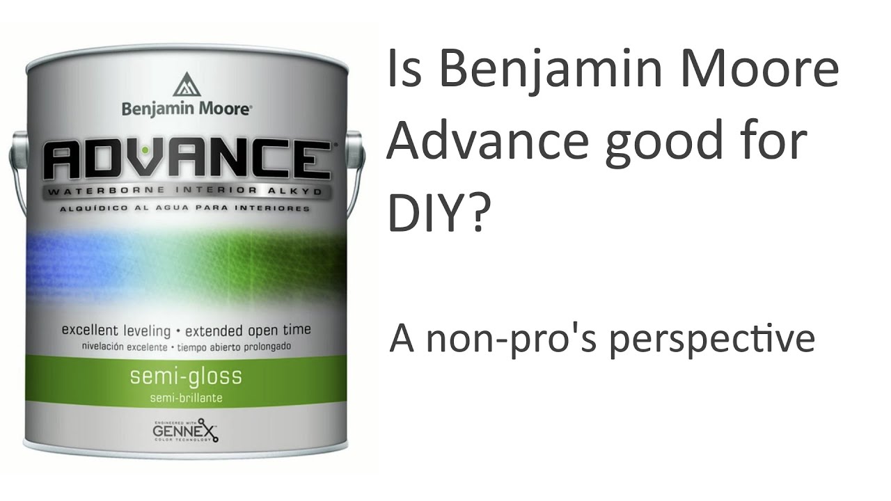 Is Benjamin Moore Advance Paint DIY Friendly?