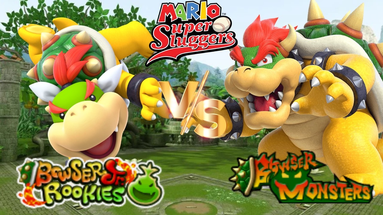 Super Mario Sluggers - Season 12 Game 6 Bowser Jr vs Bowser [DK Jungle Day]