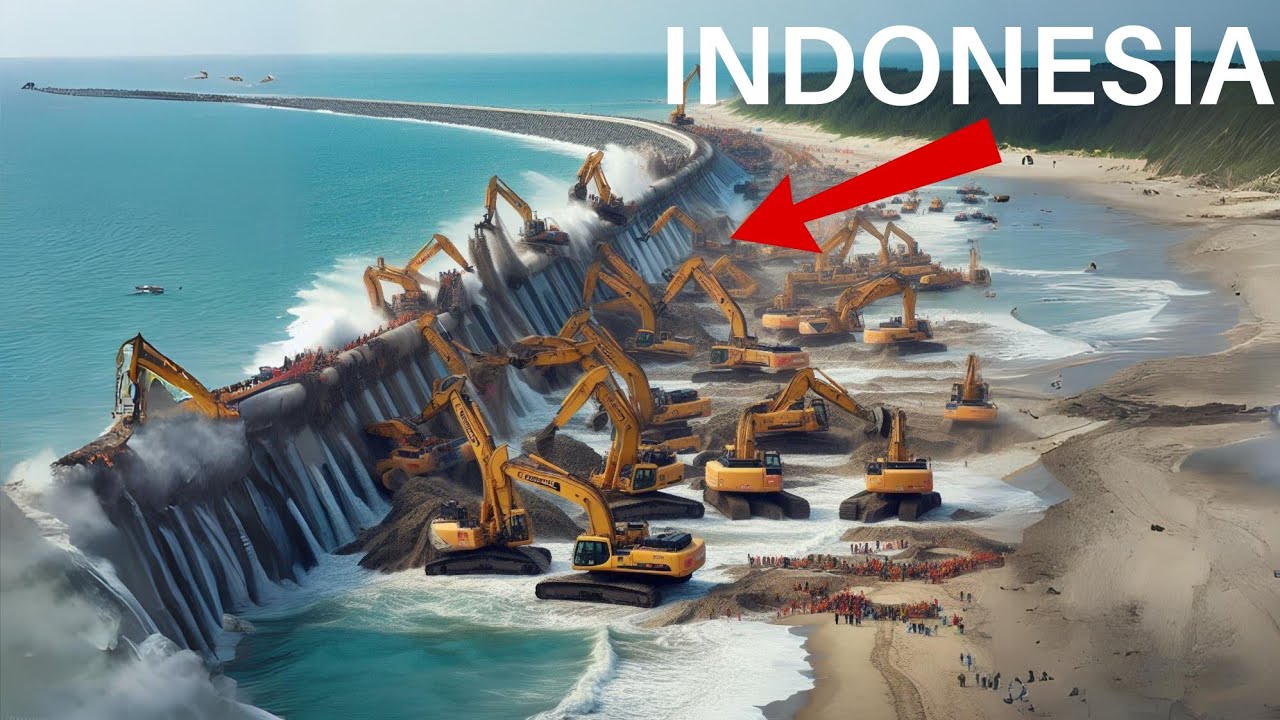 China dan Amerika Terkejut!! Indonesia Bangun Mega Proyek Membendung Lautan