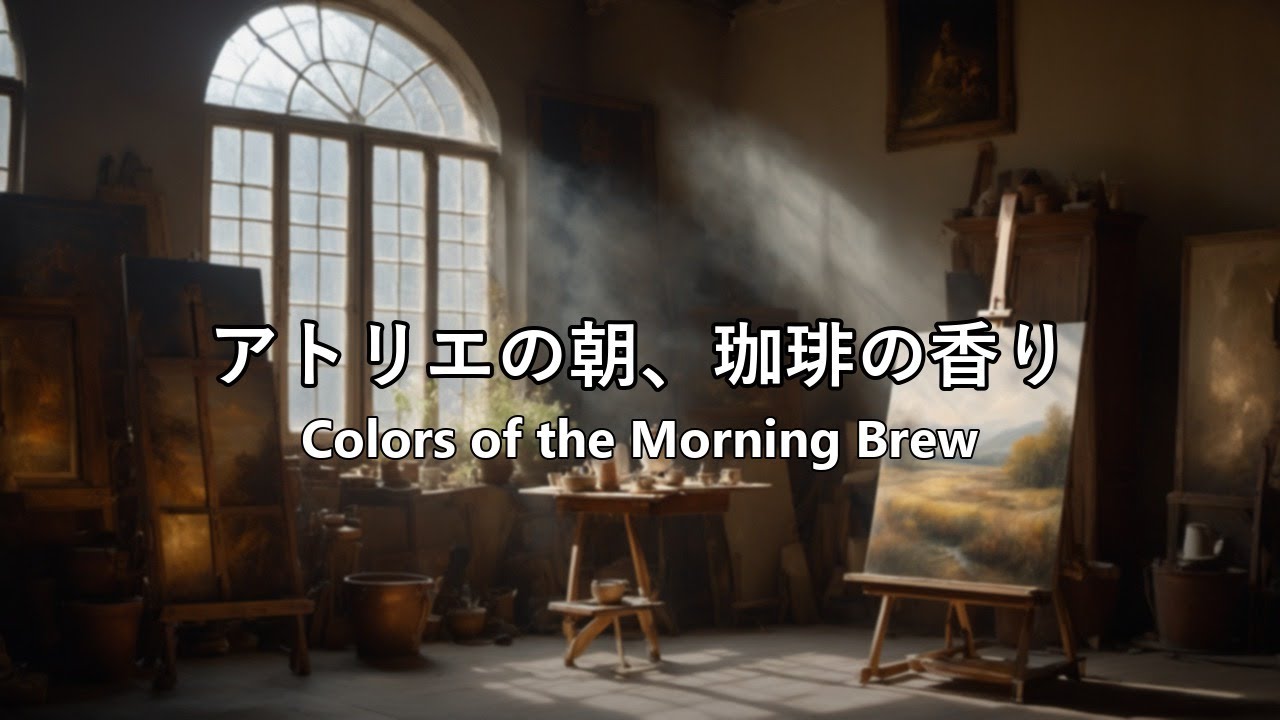 Smooth Jazz | アトリエの朝、珈琲の香り | Smooth Jazz | Colors of the Morning Brew