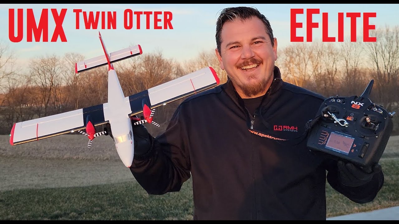 E-flite - Twin Otter - UMX - Maiden Flight + Unbox, Build, & Radio Setup