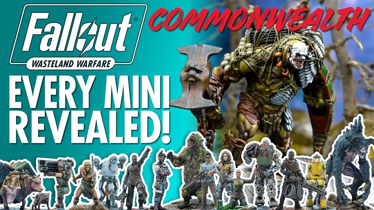 Fallout: Wasteland Warfare - Wave 6 / Commonwealth - Every Mini And Set Revealed!