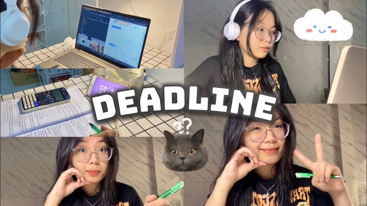MỘT NGÀY CHẠY DEADLINE // trễ deadline và cái kết…😭 // Thien Ai