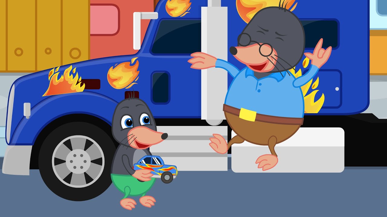 Benny Mole and Friends - Rocker Truck Cartoon for Kids