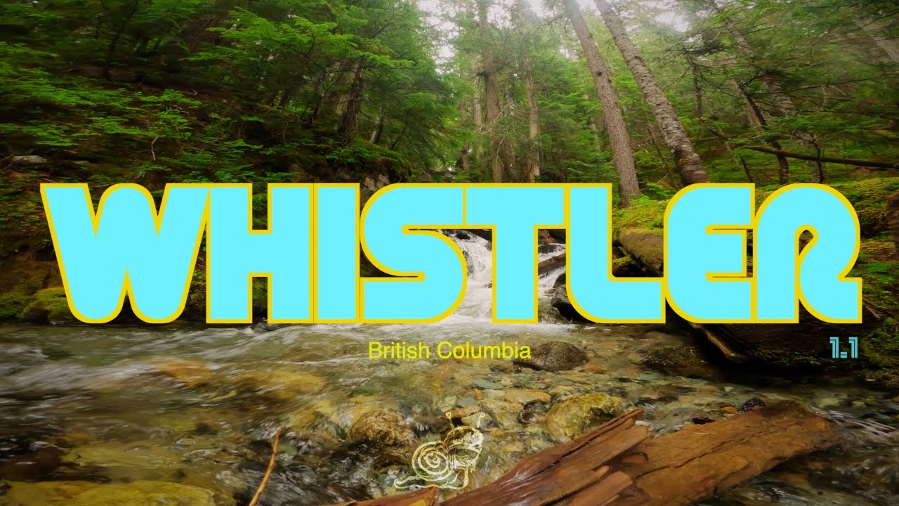 Caught In The Storm, My First Time At Whistler! - Mountain Bike POV
