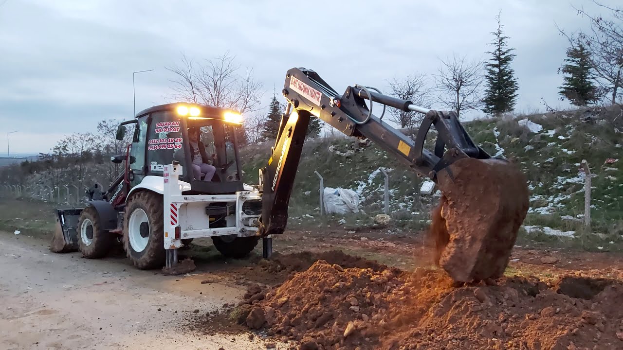 Kanal Açmada Hidromek A5 Bekoloderle Seri İşler Çıkıyor