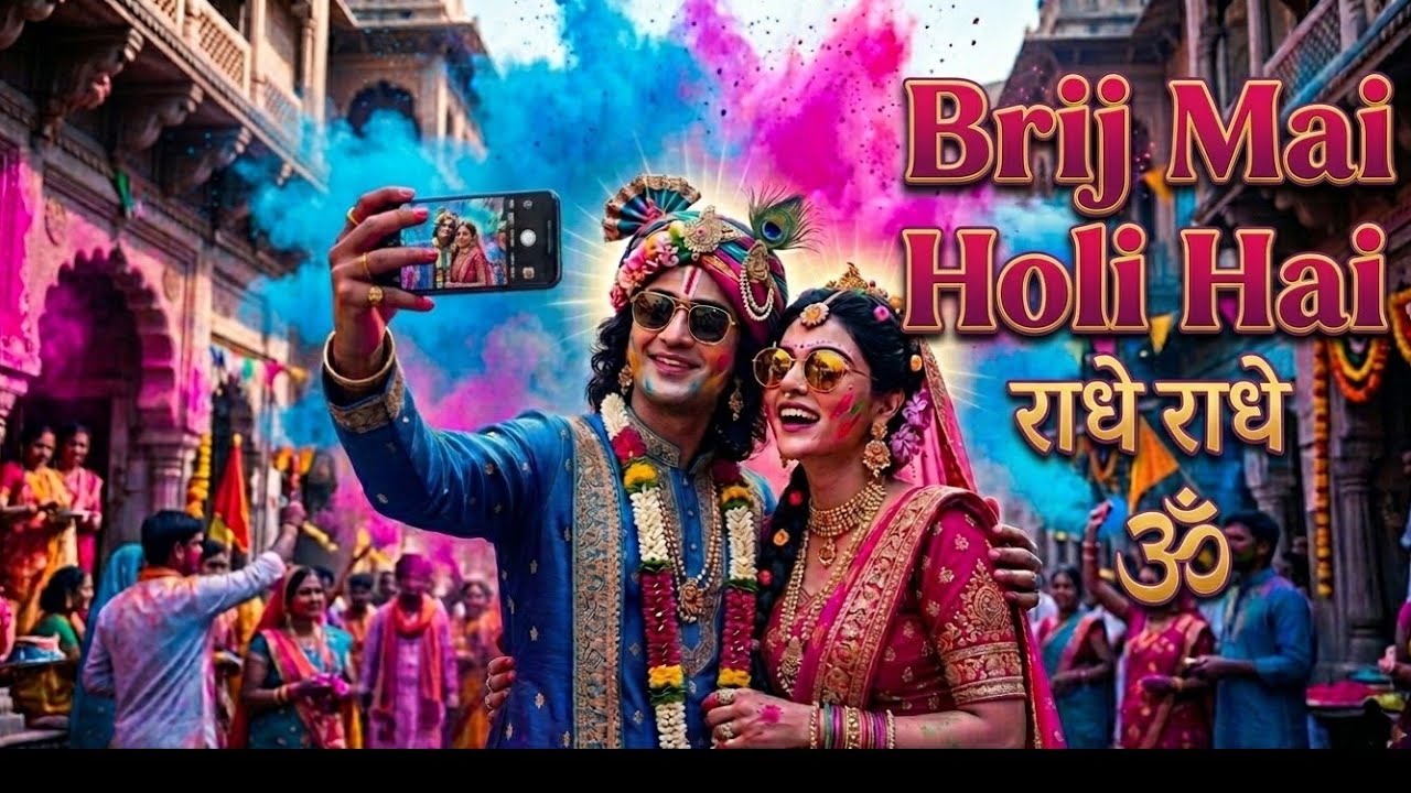Brij Mai Holi Hai 2026 🎨 | Lord Krishna & Radha Modern Holi Special | Sanatani Devotional Music