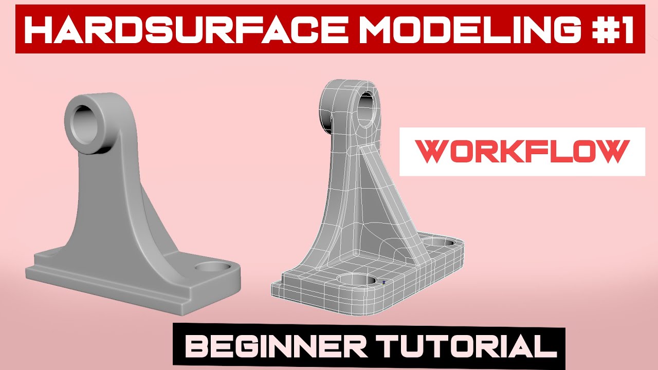 HardSurface Modeling #1 Simple Workflow 