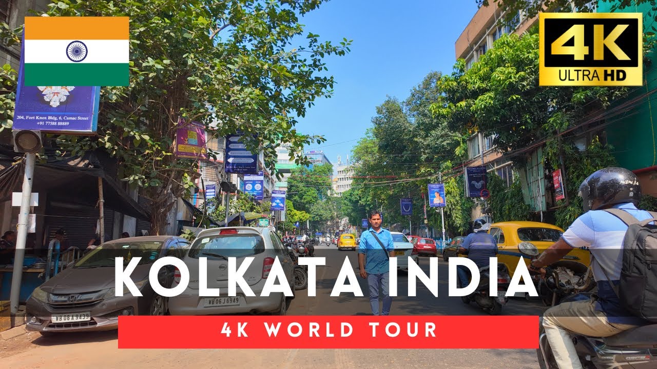 🇮🇳Kolkata 4k walk - India 4K Morning Walking Tour｜Oct 2024