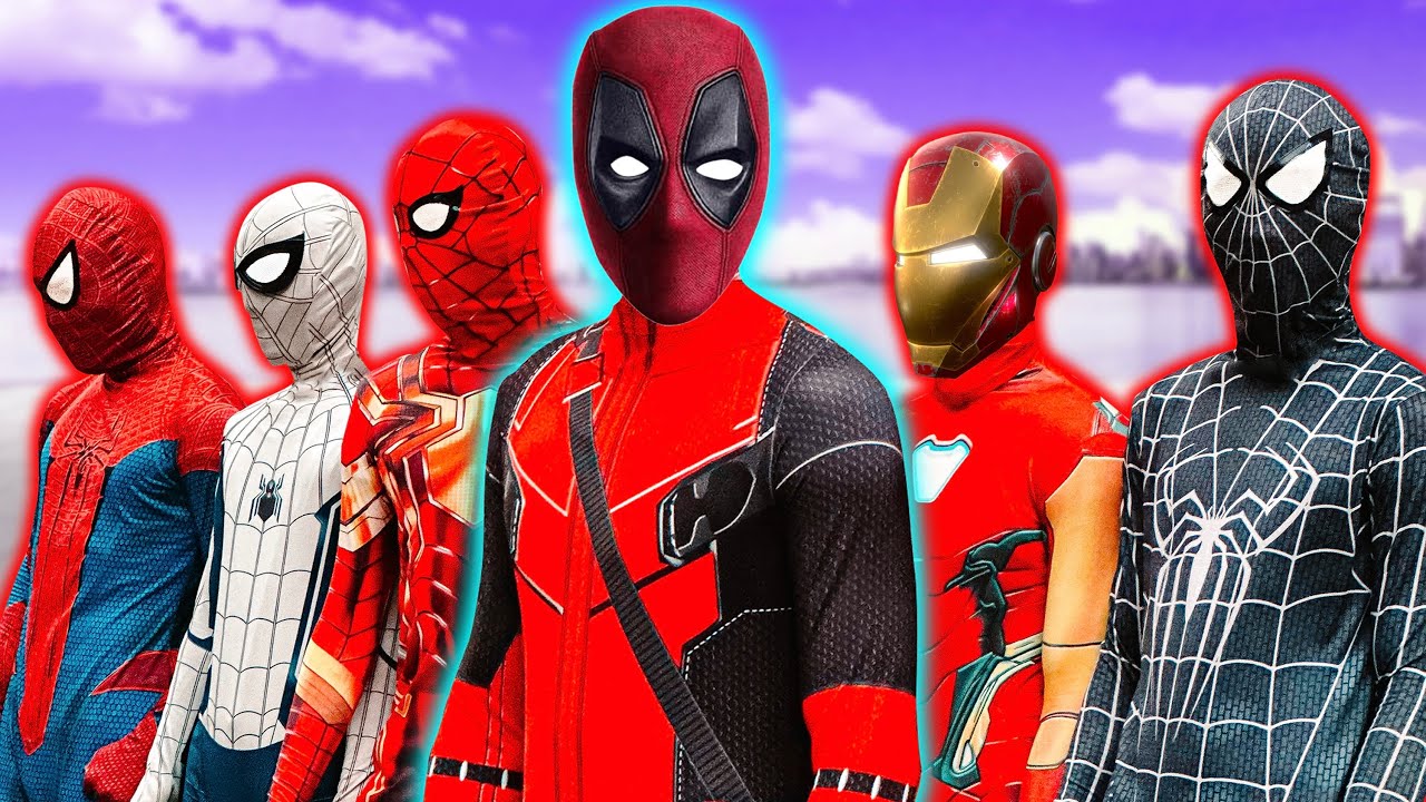 TEAM SPIDER-MAN vs BAD GUY TEAM || SPECIAL LIVE ACTION STORY 4