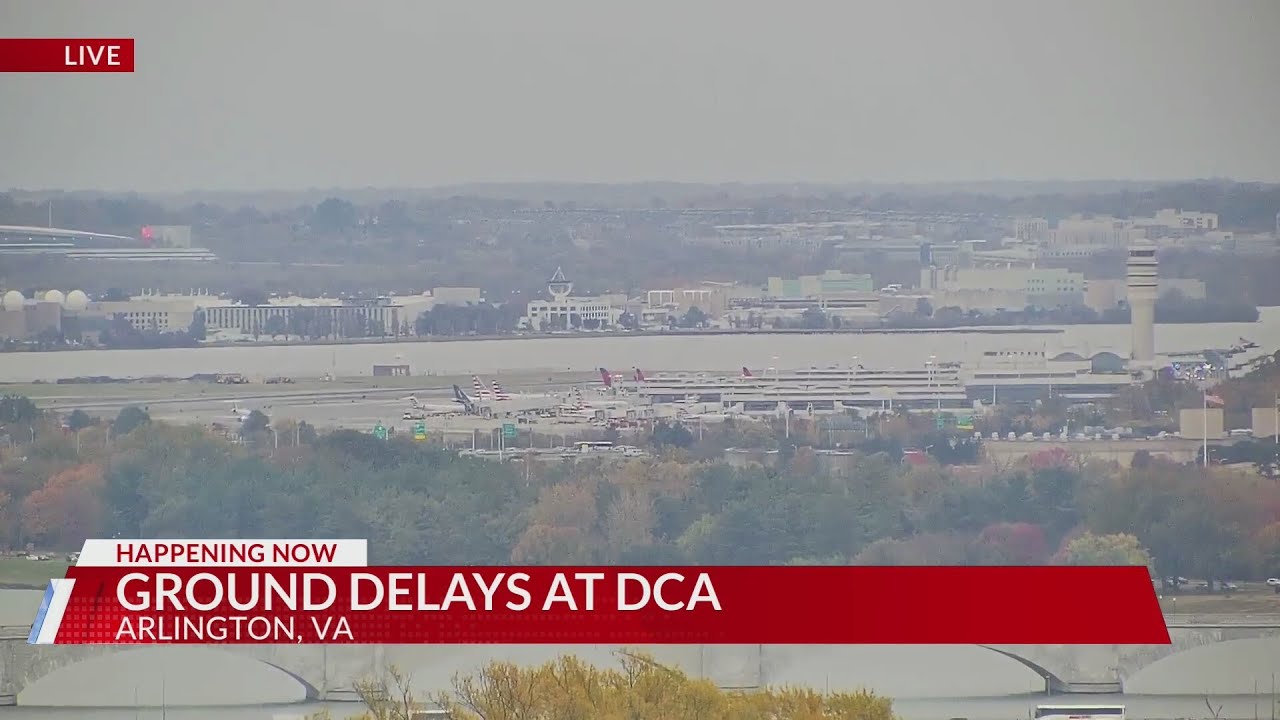 Ground delays at DCA for military activity