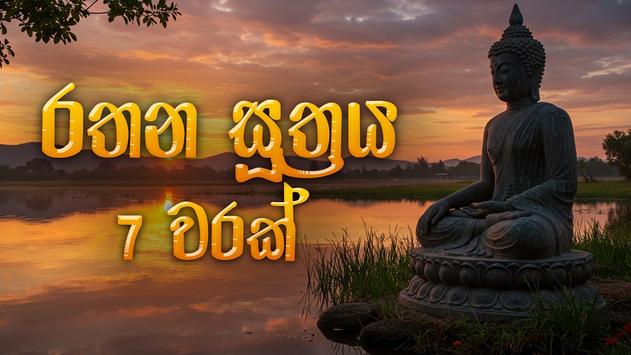 රතන සූත්‍රය 7 වරක් - Rathana Suthraya | Rathana Suthraya Sinhala | Seth Pirith | Dhammachakka TV