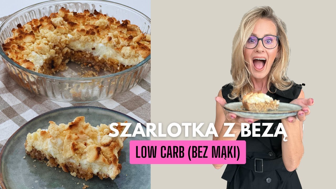 Najlepszy jabłecznik z bezą BEZ MĄKI, LOW CARB!!!