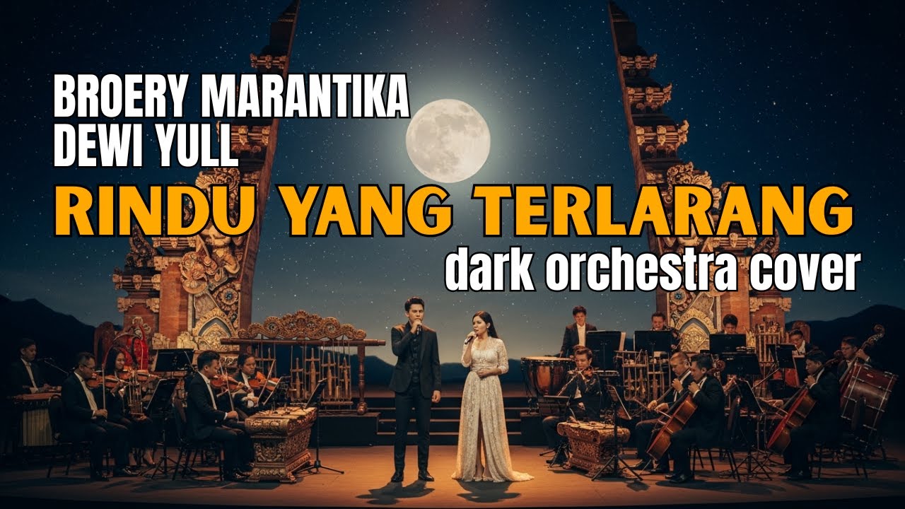 KELAM! lagu RINDU YANG TERLARANG - BROERY MARANTIKA & DEWI YULL | VERSI DARK ORCHESTRA COVER.