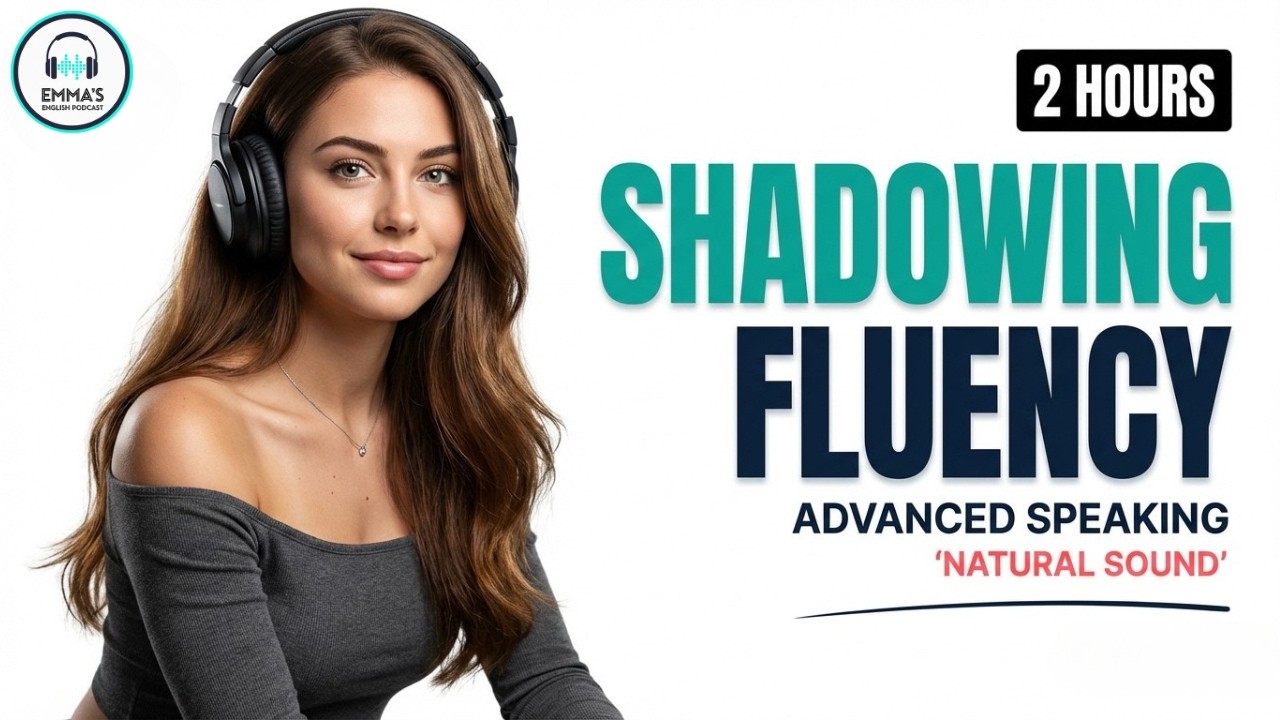 Advanced English Speaking Masterclass: Shadowing for Natural Fluency | Emma’s English Podcast
