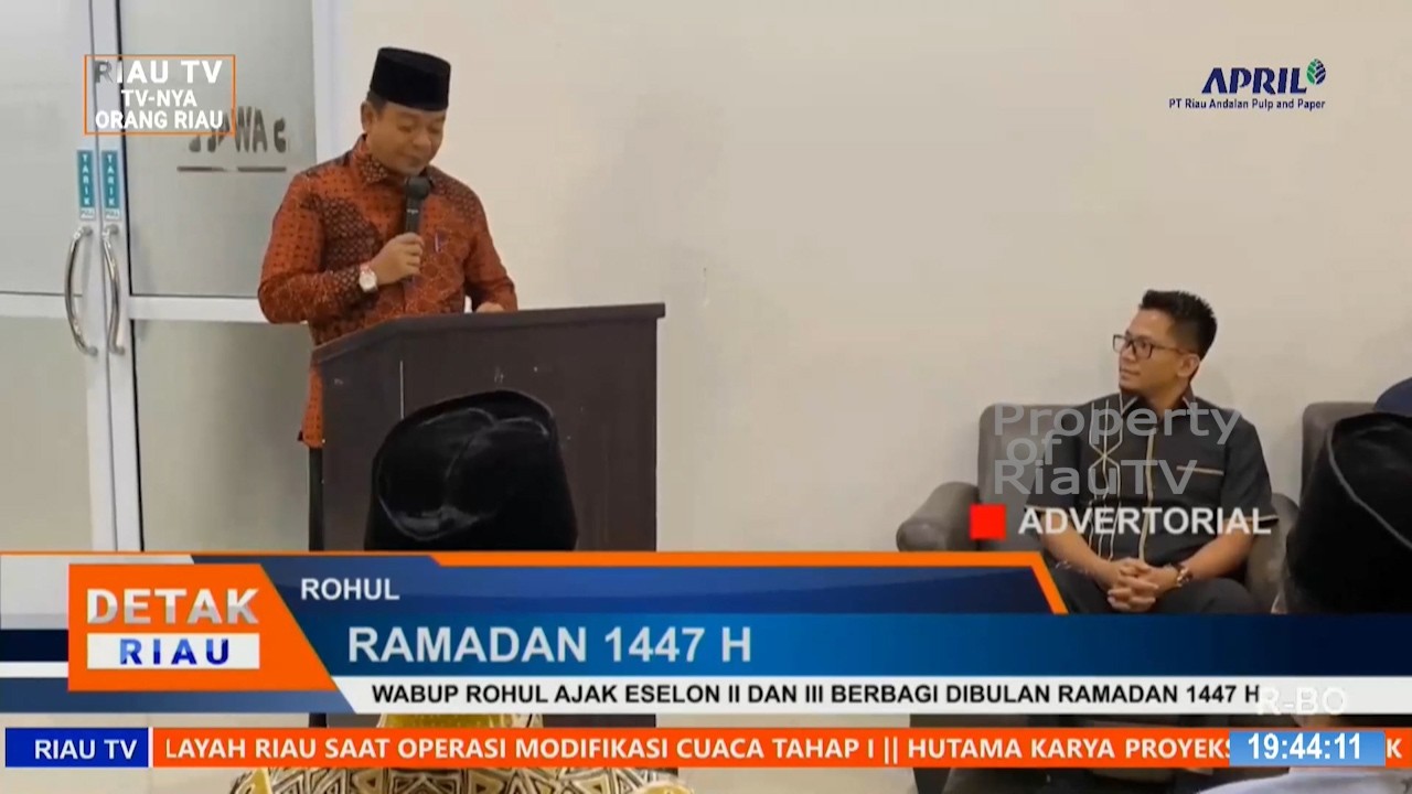 WABUP ROHUL AJAK ESELON II DAN III BERBAGI DIBULAN RAMADAN 1447 H