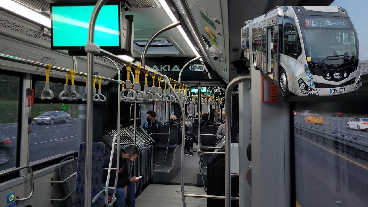 İETT | Yeni Metrobüs Akia Ultra LF 25 ile Günbatımı Yolculuğu