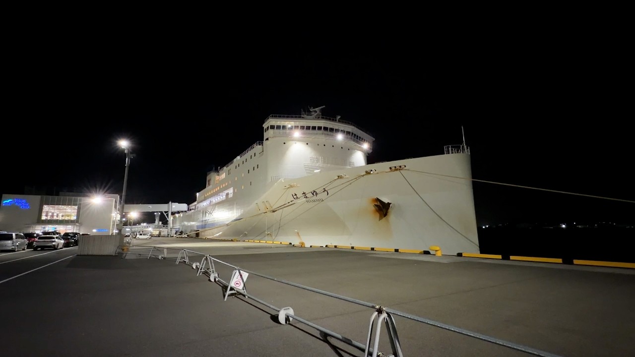 Chasing Rough Seas on Japan's 21-Hour Ferry, BUT... (Tokyo Kyushu Ferry)