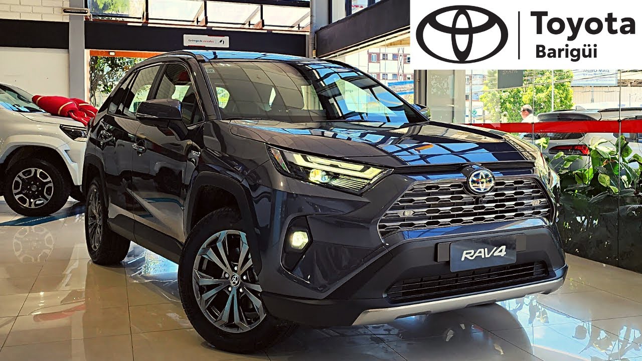 NOVO TOYOTA RAV4 SX HYBRID 2024 | COM NOVA MULTIMÍDIA E CÂMERA 360° DETALHES DO INTERIOR