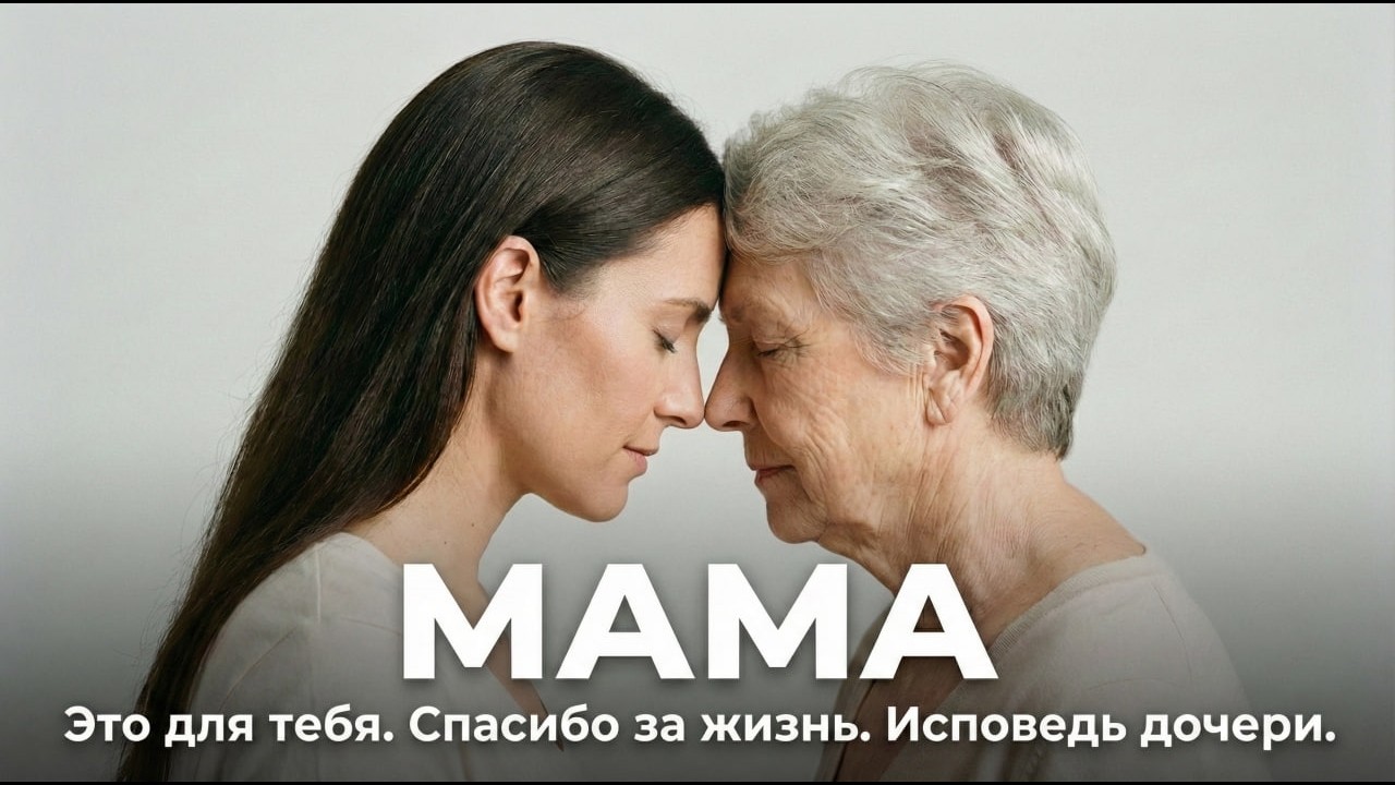 Самая трогательная песня о МАМЕ...Спасибо тебе родная мамочка❤️ Слова, которые мы забываем сказать..