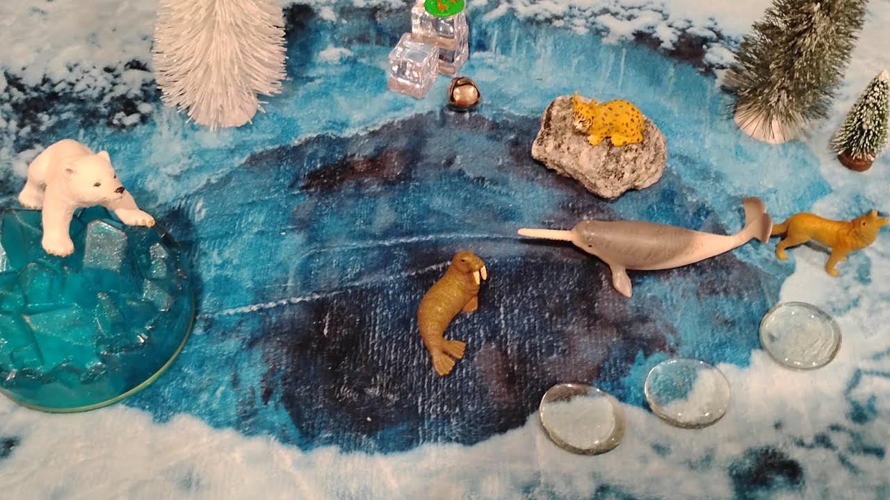 Our polar animals/penguins sensory and small world play activity 🐧❄️