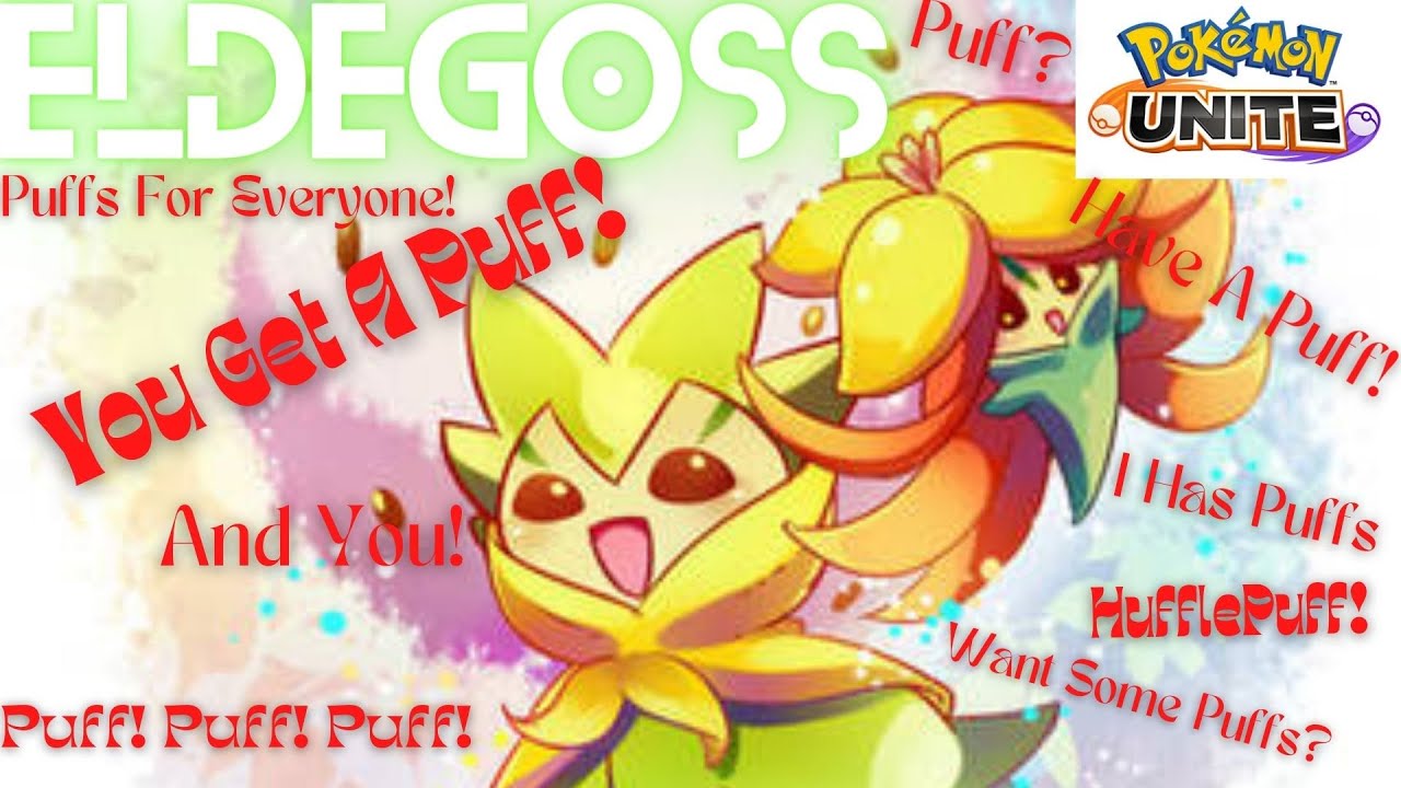 LOOK at Those ASSISTS! Cotton Guard/Pollen Puff Eldegoss | Pokemon Unite | Master Rank | Best Builds