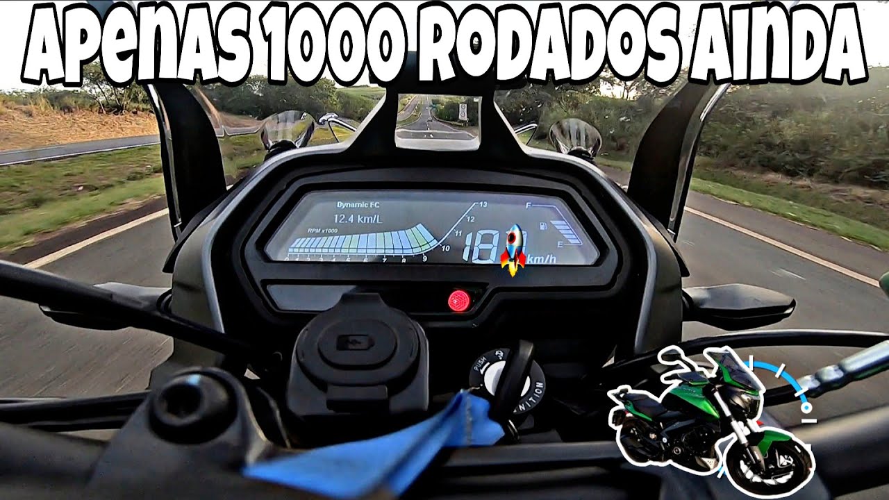 BAJAJ DOMINAR 400 2025 TOP SPEED GPS | MAIS DE 180 KM/H